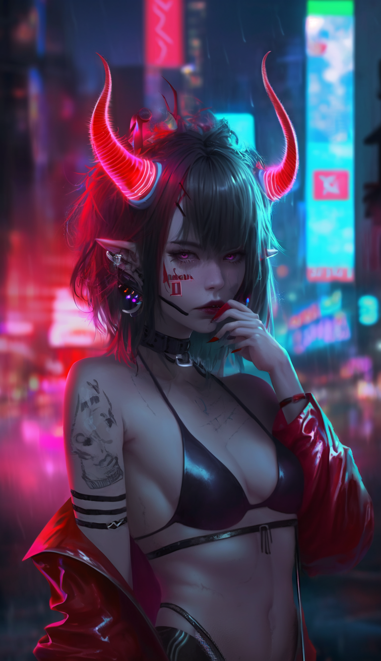 Freiheitsammler_red_girl_in_bikini_with_devil_horns_cyberpunk_b_047ba1e8-fded-4a31-b3b7-7d449bbfc4a1.png