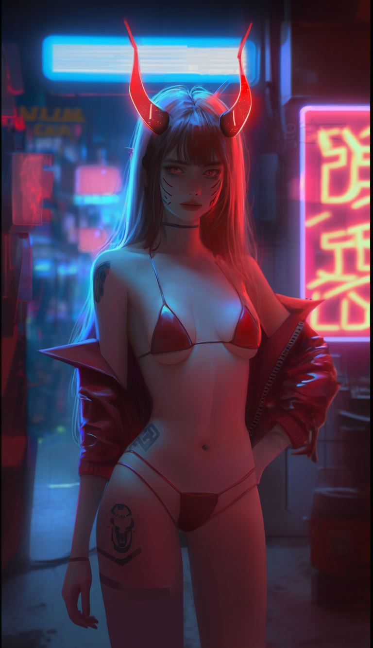 Freiheitsammler_red_girl_in_bikini_with_devil_horns_cyberpunk_b_b6948cd7-71ae-45dc-81cc-fbc37b4d1a0c.png