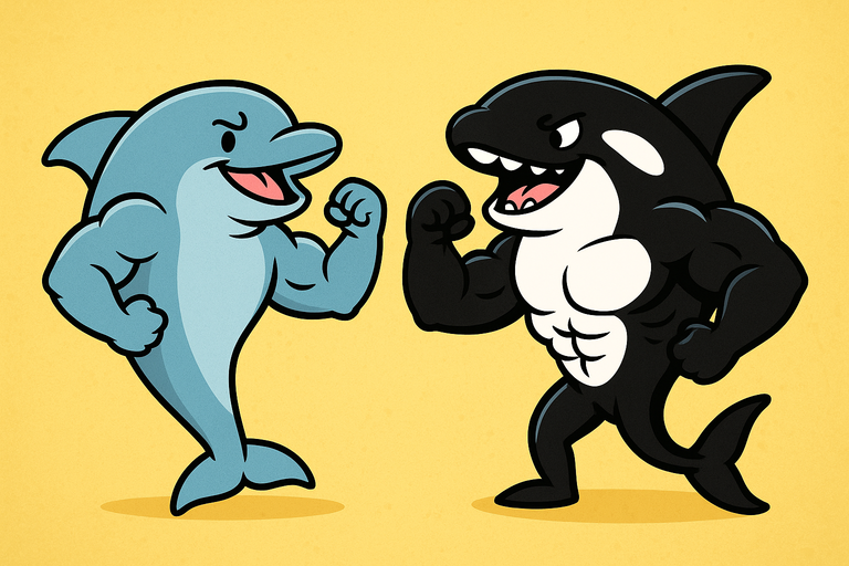 The potential power of dolphins and orcas!