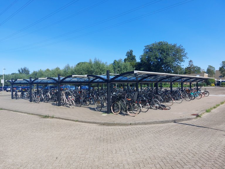 Public bicycle parking in The Netherlands