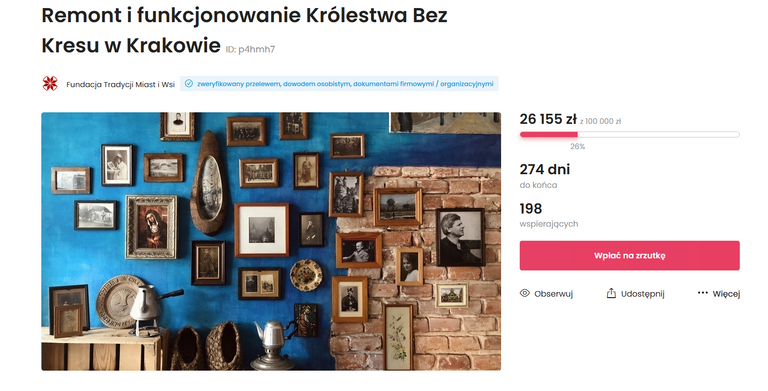 Screenshot_20200925 Remont i funkcjonowanie Królestwa Bez Kresu w Krakowie zrzutka pl.png