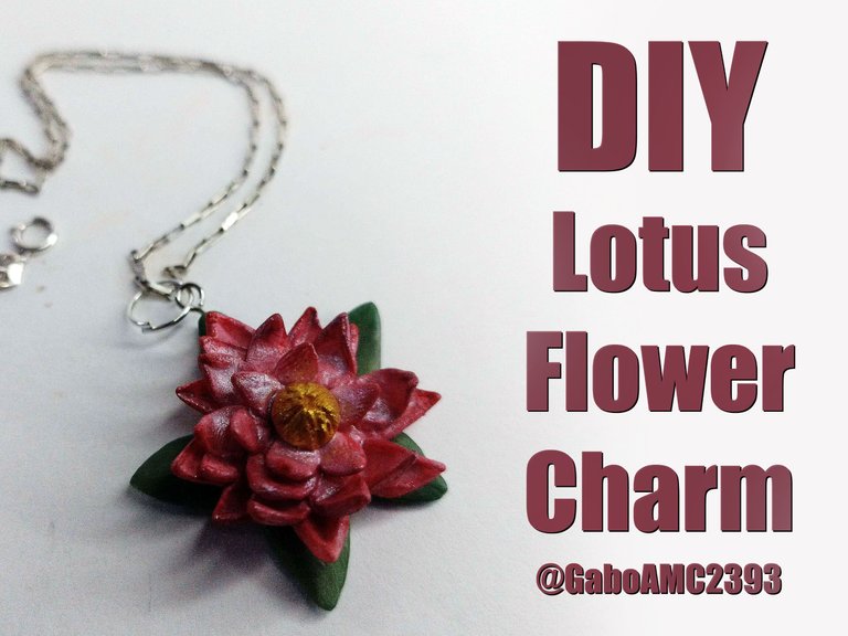 Spring Contest: DIY - Lotus Flower Charm [ENG/SPA]