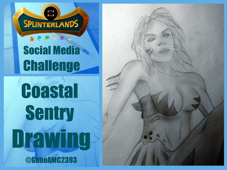 Coastal Sentry Drawing (Splinterlands Social Media Challenge)