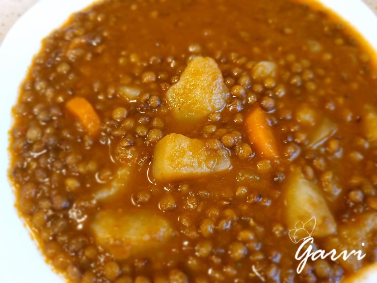 Recetas de Otoño, lentejas estofadas  fáciles y deliciosas / Autumn recipes, stewed lentils easy and delicious.