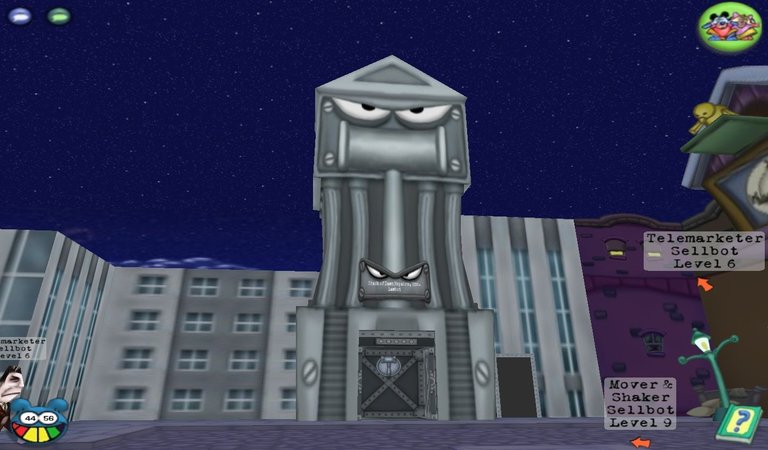 Cog building are sure an ugly sight in what is supposed to be a colorful town. I dig the eyes though