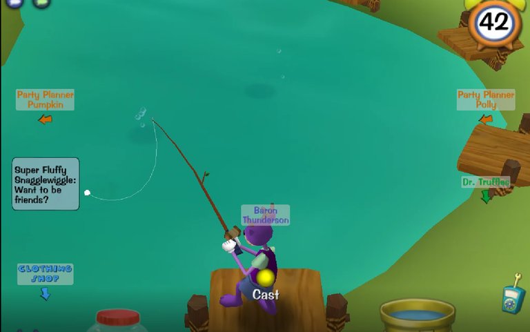 Fishing may be tricky at first, but I got the hang of it pretty quickly