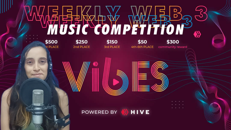 Vibes Web3 Music Competition | Week 10 | Aunque sea un momento- Kany García/ cover by @gillians0302
