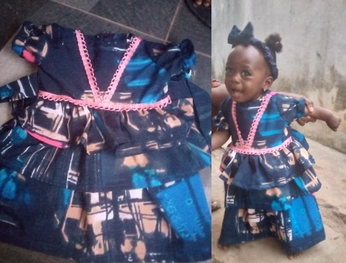Creative Sunday | I made a three-step baby gown