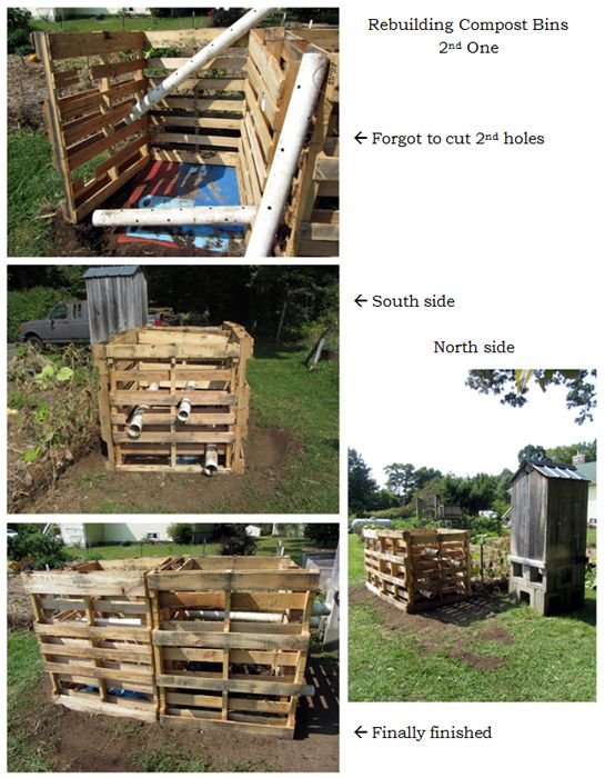 Rebuilding compost bins - 2nd one collage text crop Sept 2024.jpg