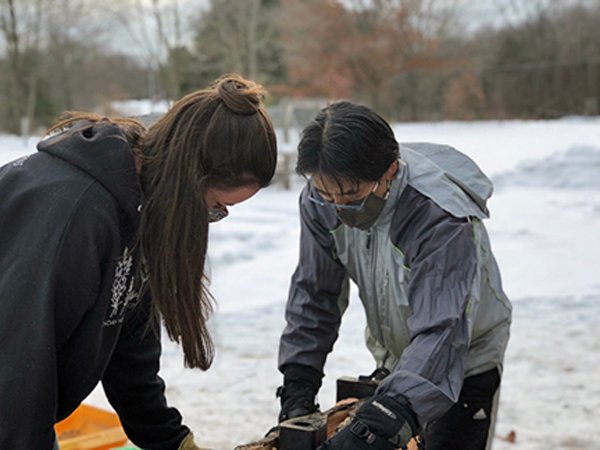 Arissa Silliman and Max Saito run the splitter Feb. 2021.jpg