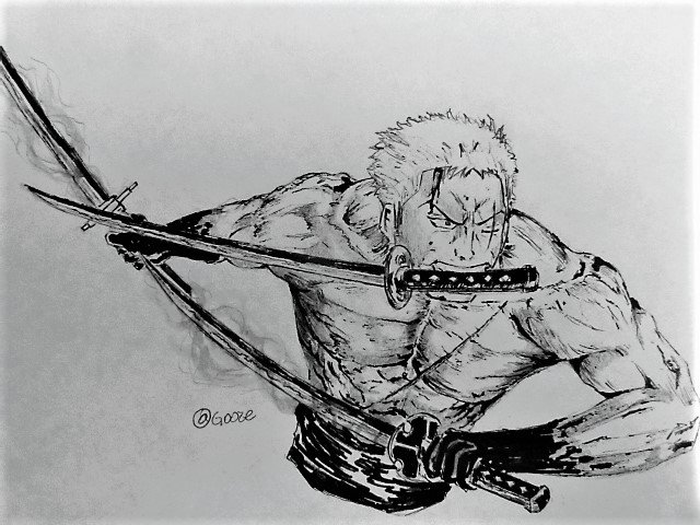 Redesign Of Zoro From One Piece My Own Style Original Artwork Neoxian City