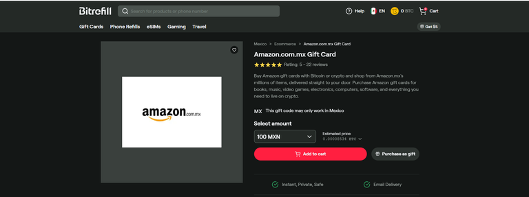 Hive FireShot Capture 033 - Buy Amazon.com.mx Gift Card with Bitcoin, ETH or Crypto - Bitrefill_ - www.bitrefill.com.png