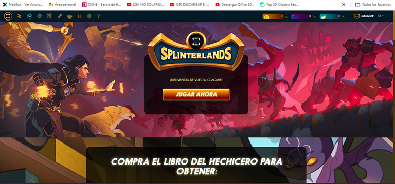 you have to see this starting in splinterlands / tienes que ver esto iniciando en splinterlands ENG/ESP