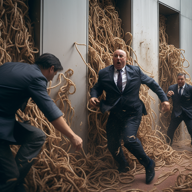 grapthar_A_realistic_photo_of_a_Sphagetti_Man_surrounded_by_Sec_71901d26-4b7d-4593-bd44-92c22043aa8e.png