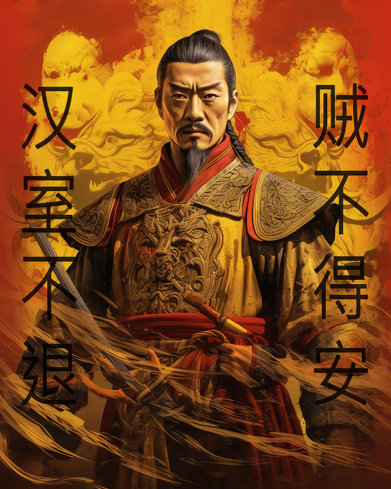 My AI generated picture of Liu Bei