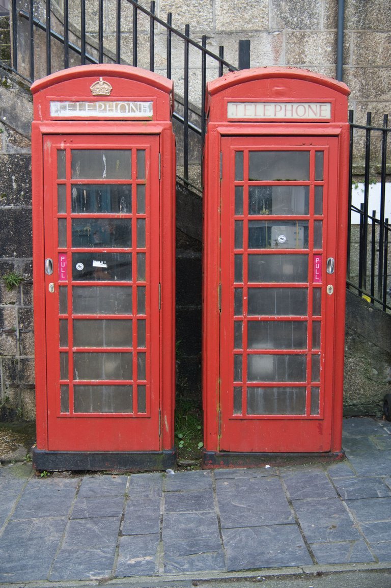 Iconic phone boxes