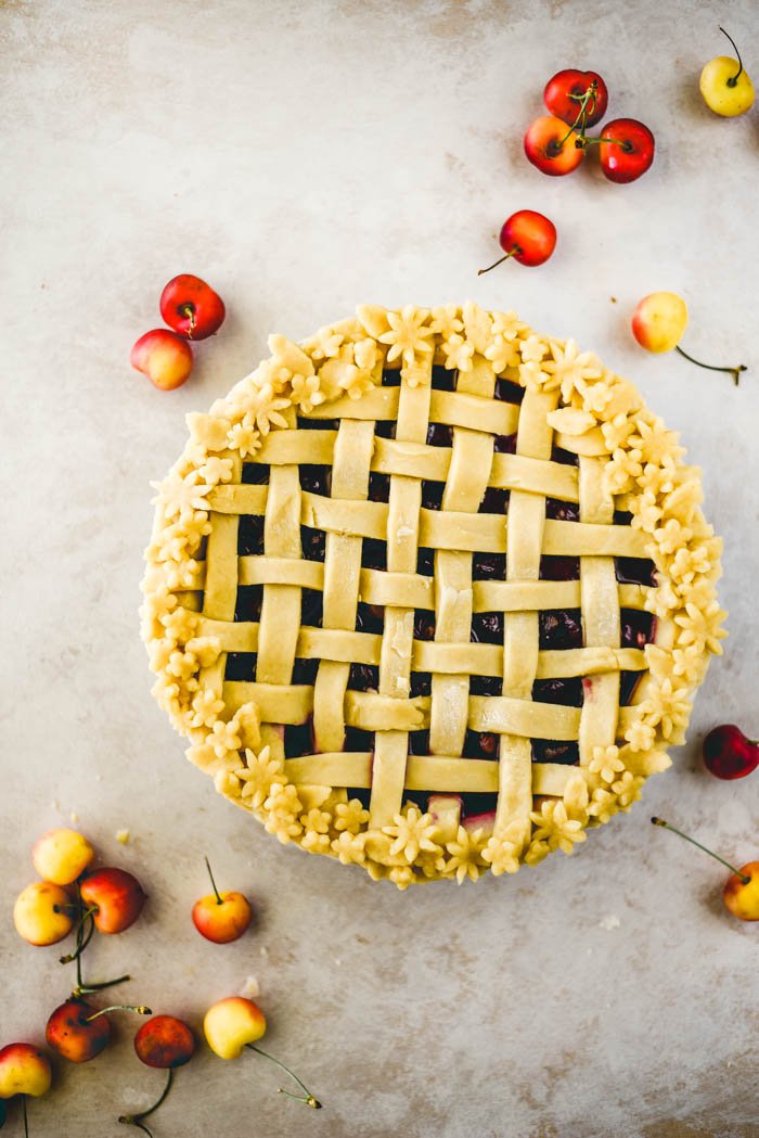 Sweet Summer Rainier Cherry Pie Vegan1.jpg