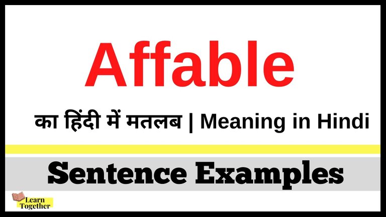 Affable ka hindi me matlab What is the meaning of Affable in Hindi.jpg