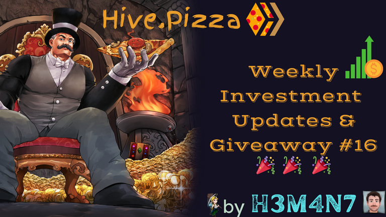hive.Pizza Weekly Investment Updates and Giveaways by H3M4N7