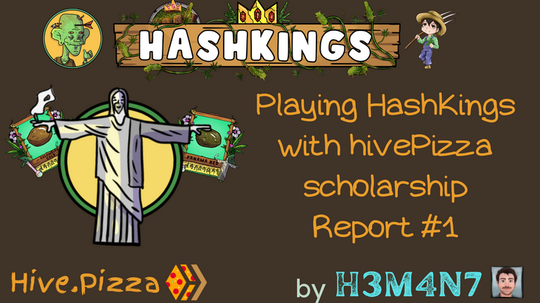 HashKings report - banner created by @h3m4n7 using #hashkings and #hivepizza assets