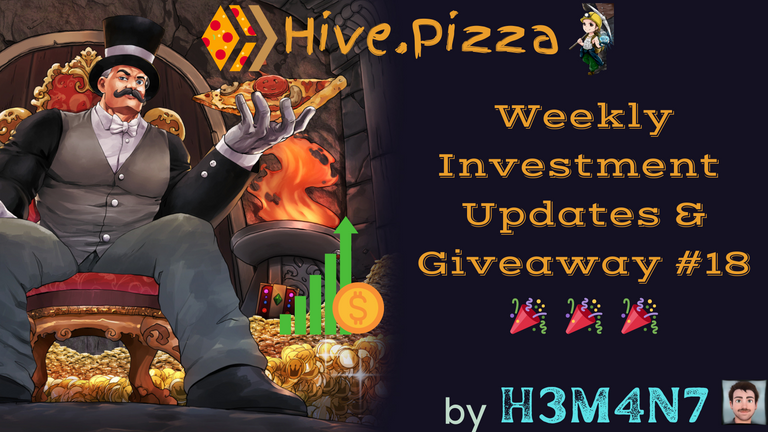 hive.Pizza Weekly Investment Updates and Giveaways by H3M4N7