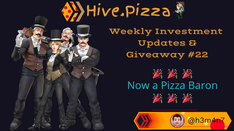 hive.Pizza Weekly Investment Updates and Giveaways by H3M4N7