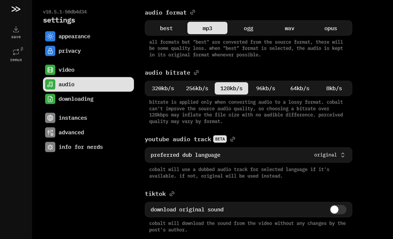 cobalt-datenschutzfreundlicher-online-media-downloader-audio-settings.png