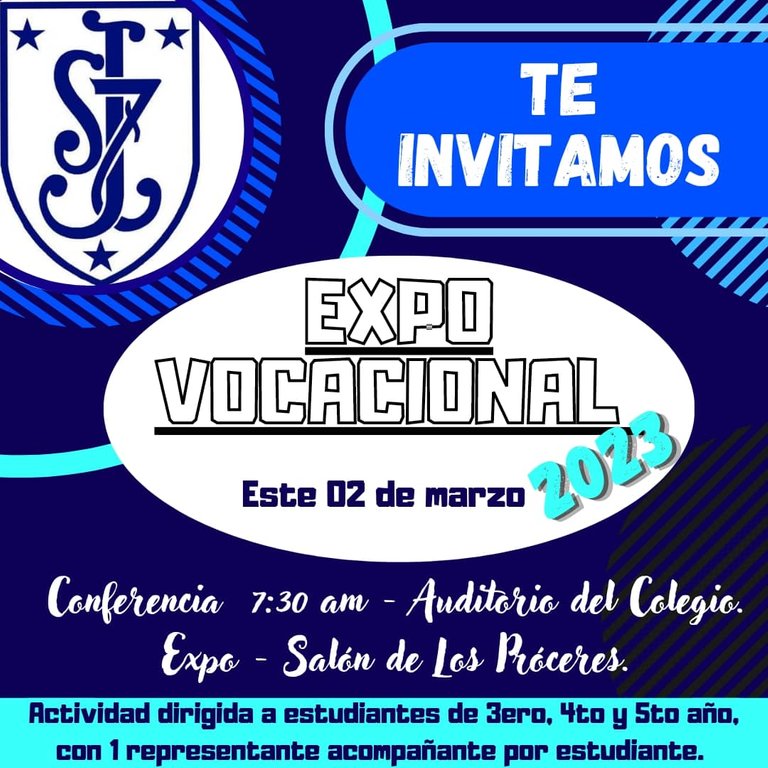 Invitación enviada por parte del colegio Inmaculada concepción