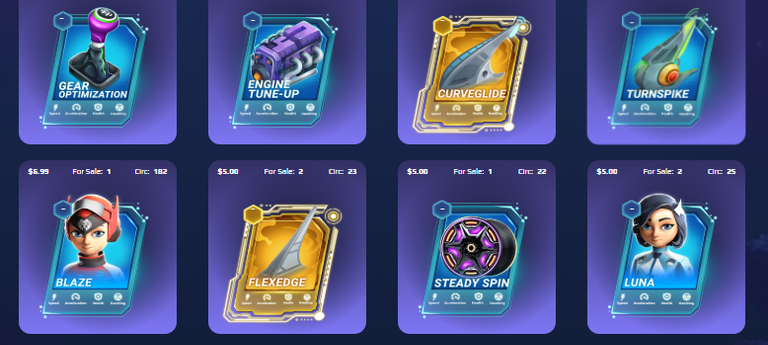 Rare cards in Moon Karts: Power and influence in races