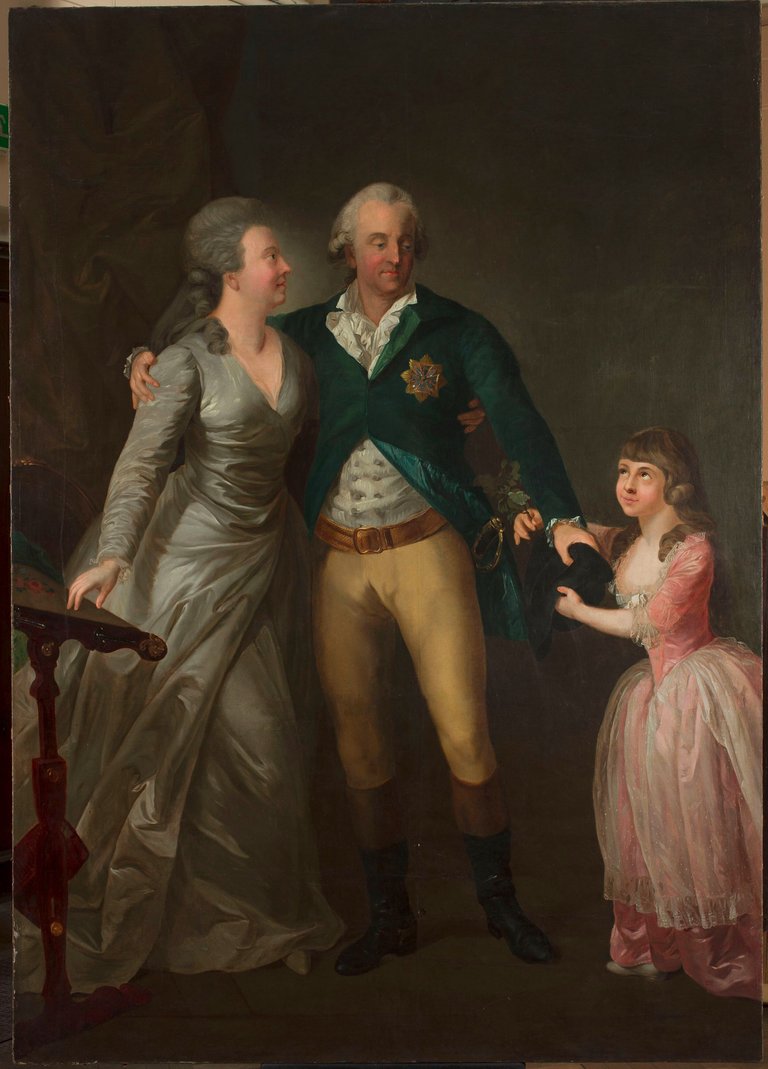 Portret księcia Karola Augusta saskiego z żoną Zofią i córką.jpg