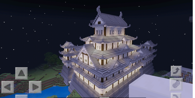 Himeji Minecraft Building A Life Sized Japanese Castle Wip Hive