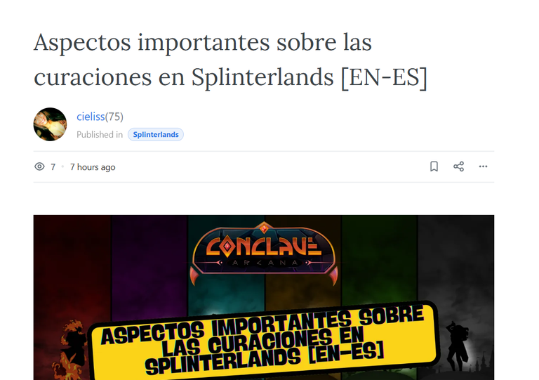 Selection of the best articles about Games and eSports in Hive ~ 893