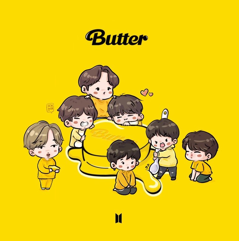 BTS Butter Cute chibi Fanart by _ickwr.jpg