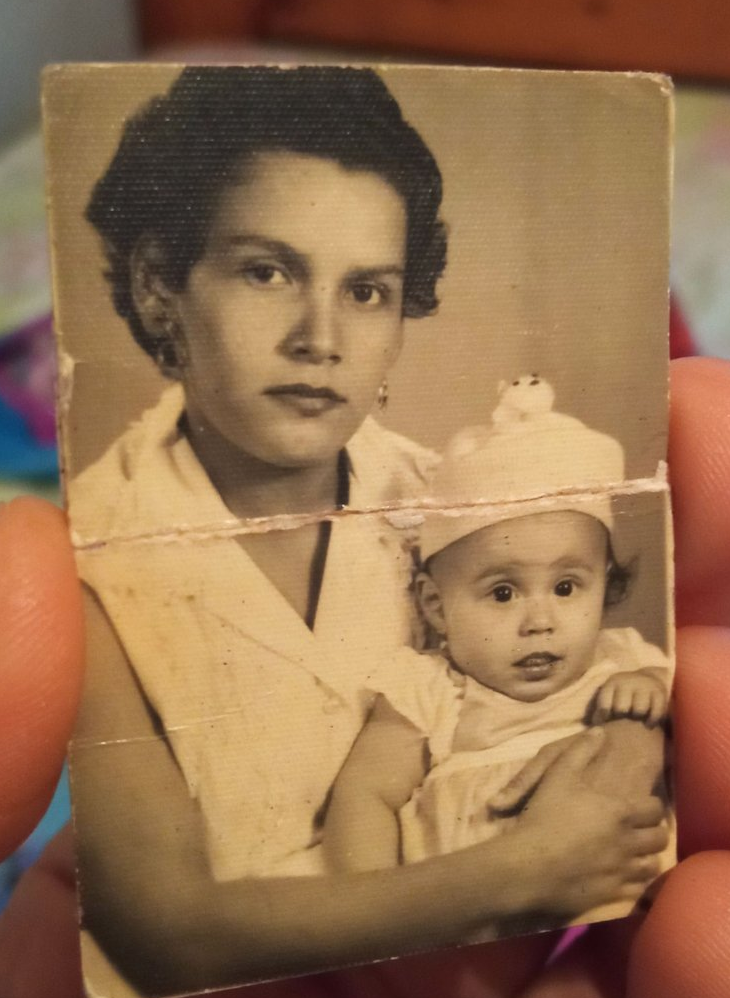Judith's grandmother with her mother