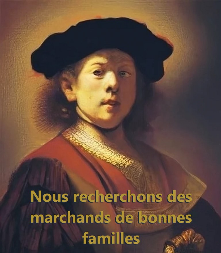 Noble Marchand, inspiré par Rembrandt