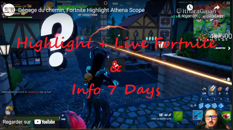 Fun, Fail & Friends sur Fortnite, C'est Mercredi !! Infos 7Days News