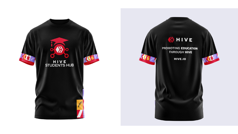 Hive Student Hub - Black T-shirt.png