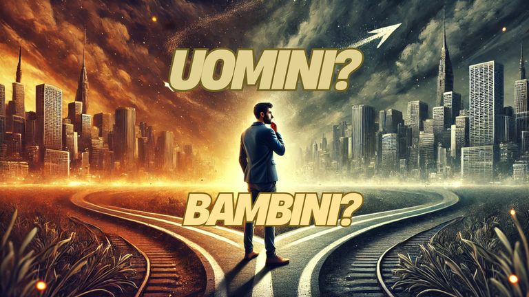 Uomini o bambini cresciuti?