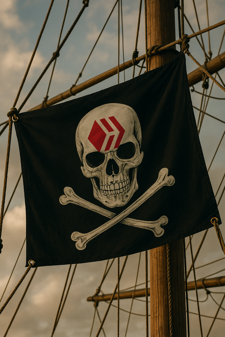 Hive Jolly Roger Flag (AI Image)