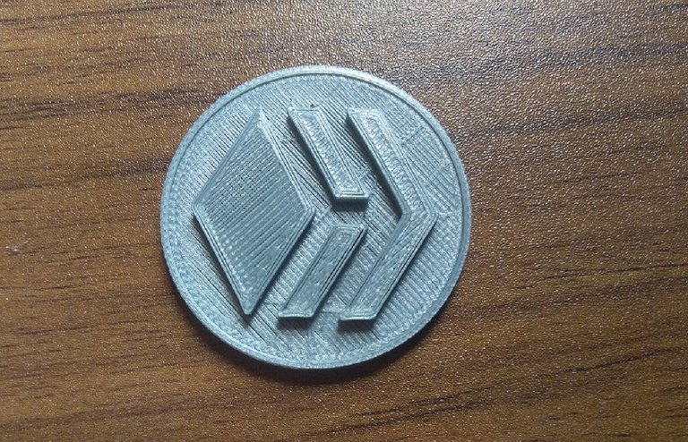 Faux Silver Hive Token (3D Printed)