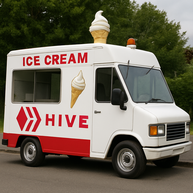 Hive Ice Cream Truck (AI Image)