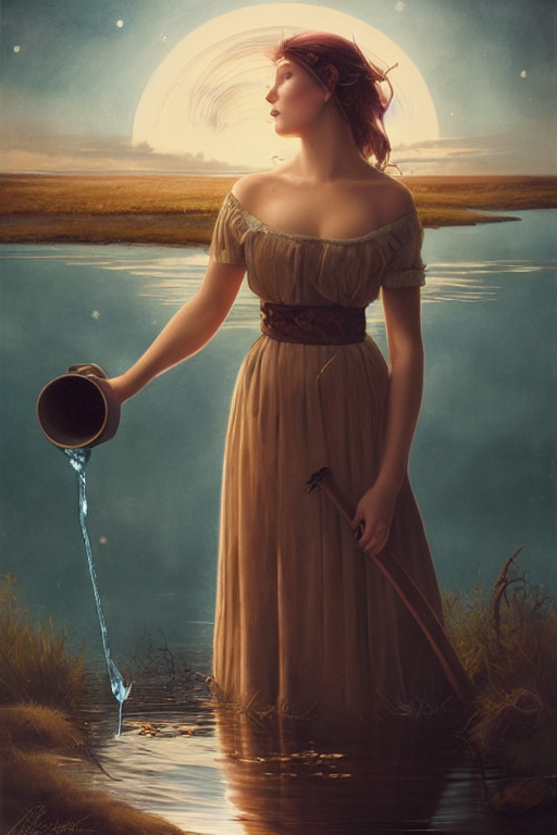 holoz0r_a_beautiful_woman_dressed_in_hunting_cloth_pouring_wate_50d38533-2b1d-4270-a6b6-0839264385f1.png