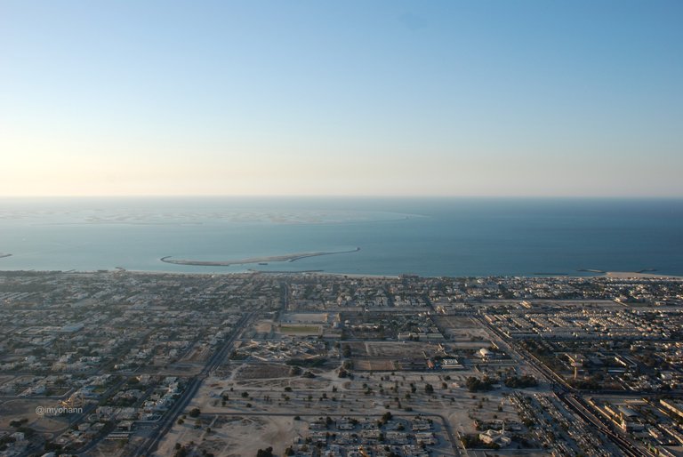 Al Wasl, Jumeirah and The World islands in the background