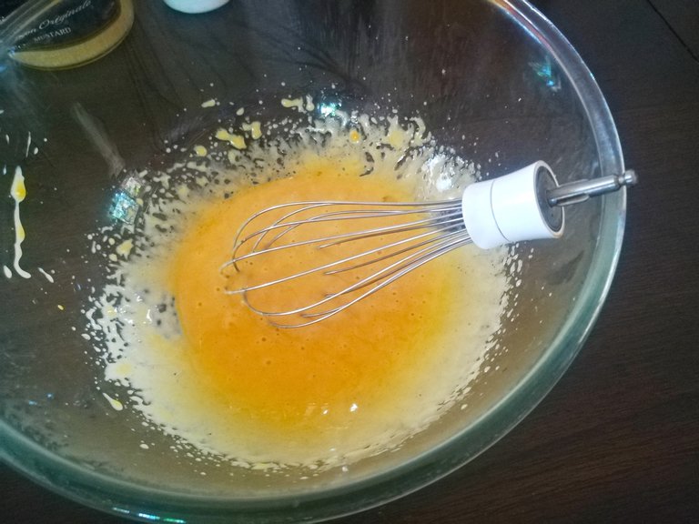 Egg Yolk with Mustard and Oil