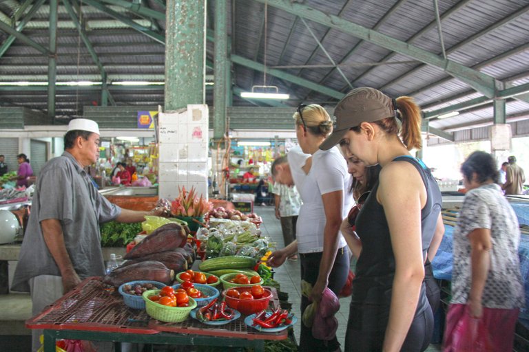 Buying Vegetables From the Market