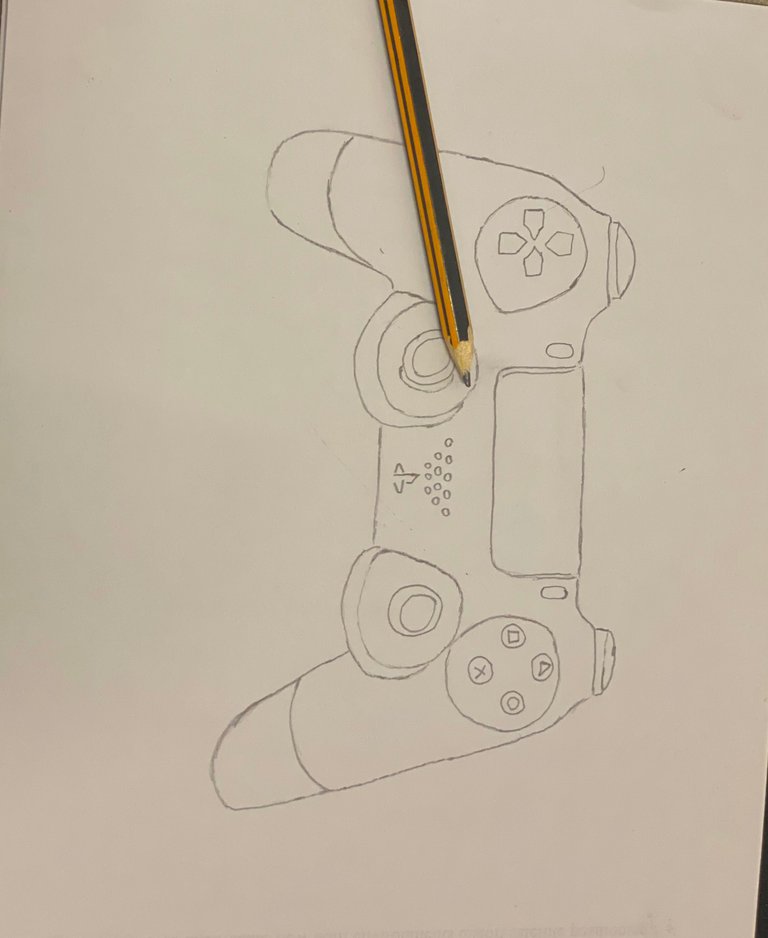 Gamer's Delight: My Game pad Drawing