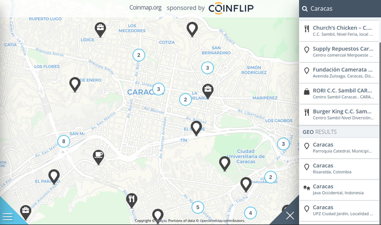 Comercios BTC en Caracas (Coinmap.org).png