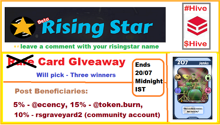 Common card giveaway - 3 winners (ends 20th July midnight IST). Beneficiaries and more