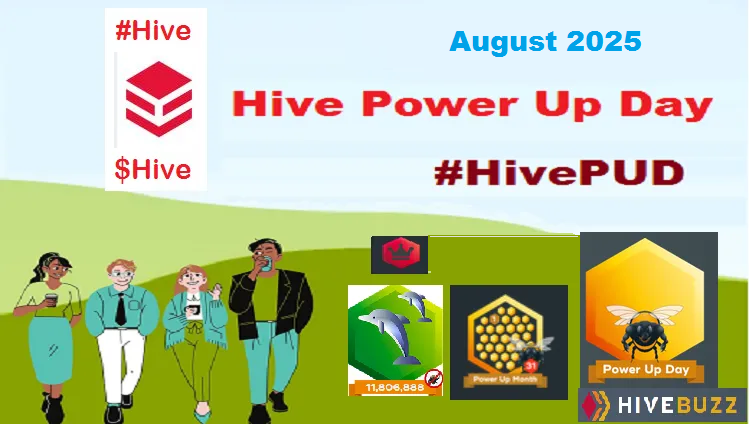 Hive Power UP day - August 2025 - #HivePUD