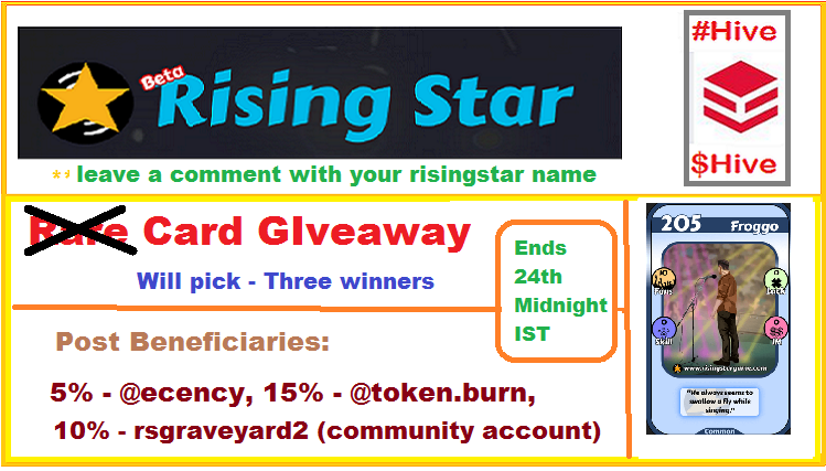 Common card giveaway - 3 winners (ends 24th July midnight IST). Beneficiaries and more
